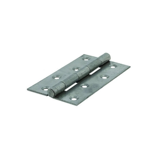 Uncranked Light Steel Butt Hinges, Self Colour, 125mm
