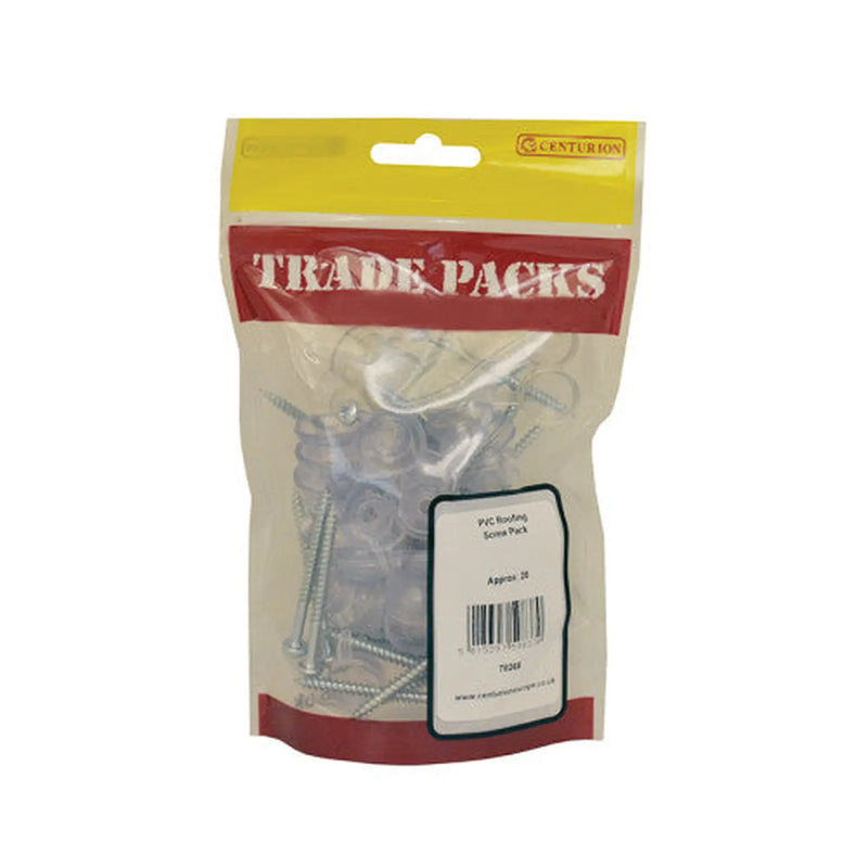 Roofing Screw Pack - White Cap - Pack of 20