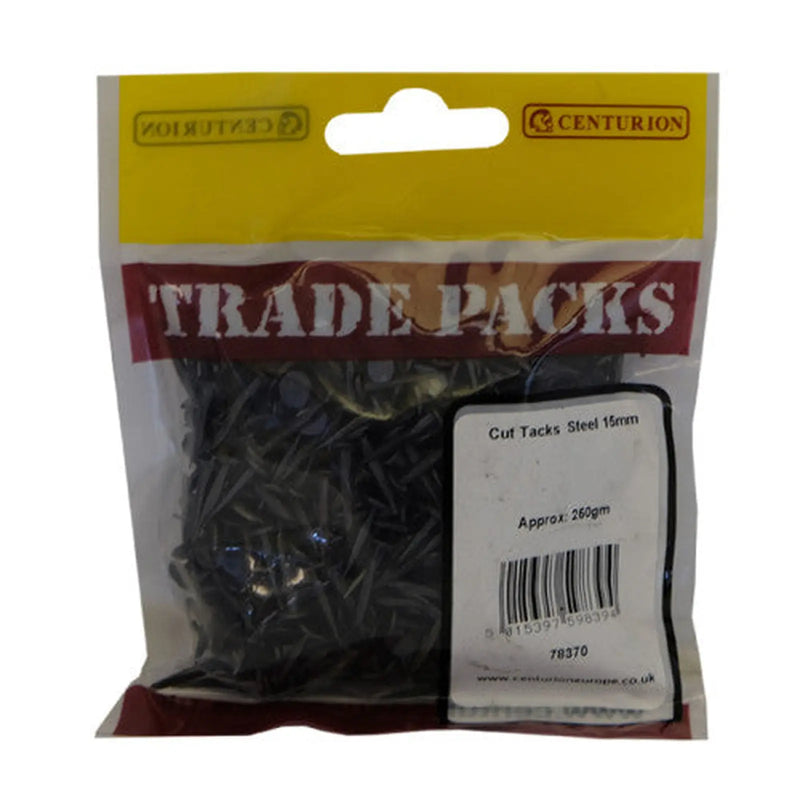 Cut Tacks - Steel -15mm - (250g Pack) - Pack of 5