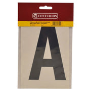 150mm Black Self Adhesive Vinyl Letter A - Pack of 5