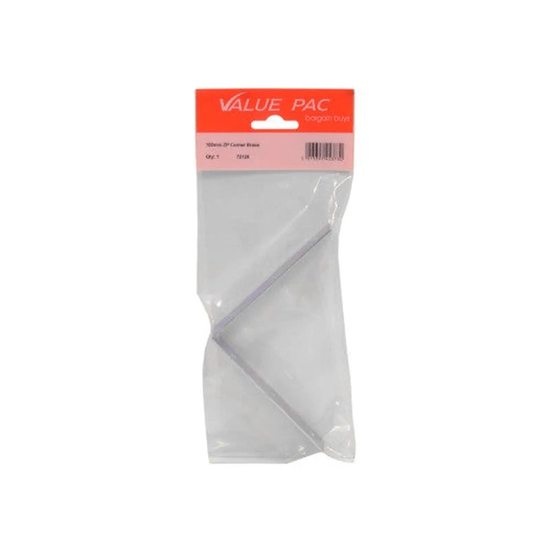 100mm ZP Corner Brace - Pack of 10