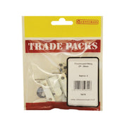 Flushmount Fitting - Zinc Plated - 35mm - (8 PK) - Pack of 5