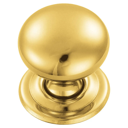 Hollow Victorian Knob 38Mm - Polished Brass 38 ( 37 )