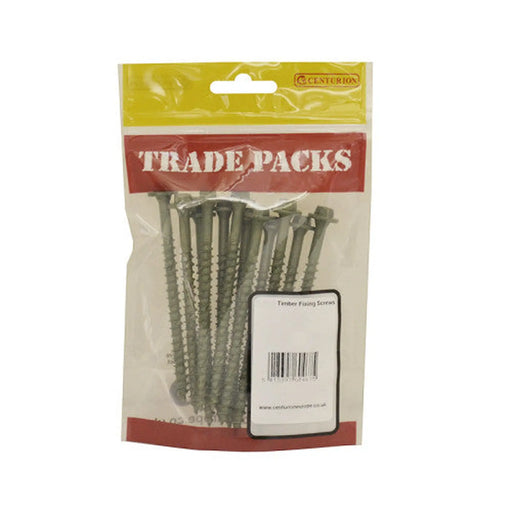 Timber Fixing Screws - 100mm - Pack of 10