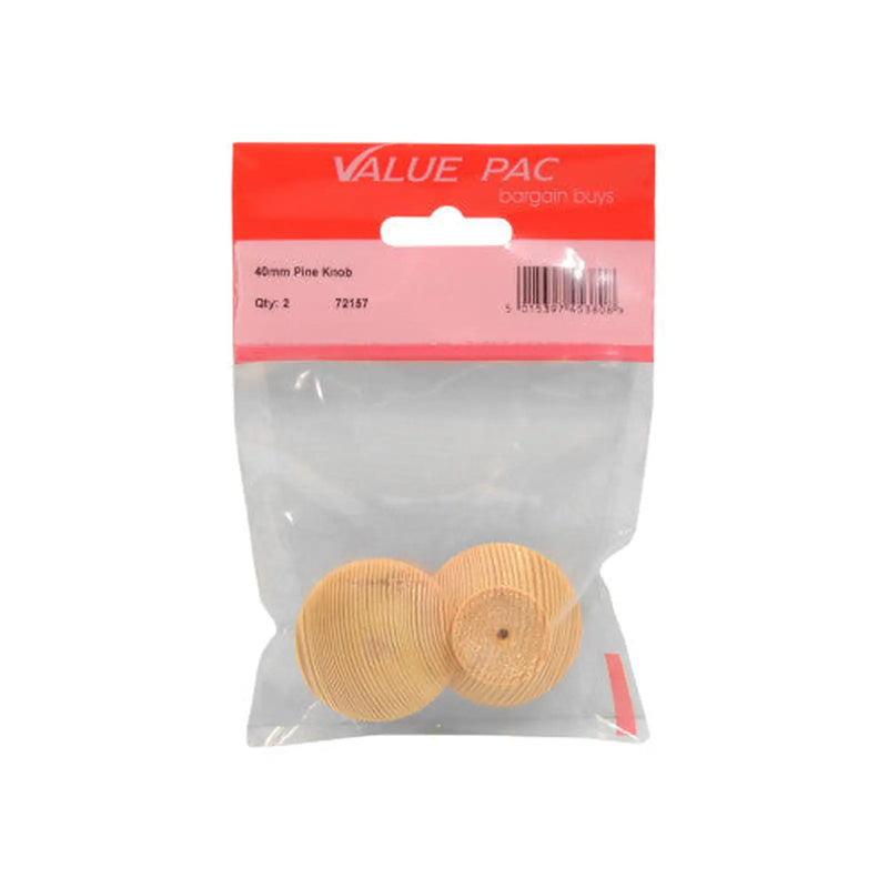 40mm Pine Knob - Pack of 10