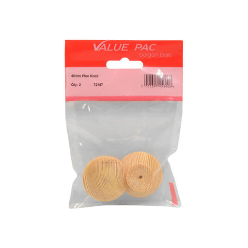 40mm Pine Knob - Pack of 10