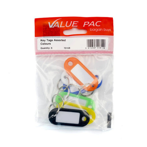Key Tags (Pack of 6) - Pack of 10
