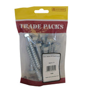 Coach Screws - M12 x 80mm - Zinc Plated - Pack of 10