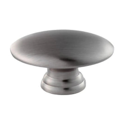 Oval Knob 37 X 19Mm - Satin Nickel 16 ( 35.5 )
