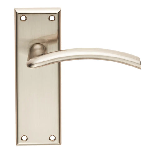 Trenta Lever On Face-Fix Backplate - Latch - Retail Pack - Satin Nickel