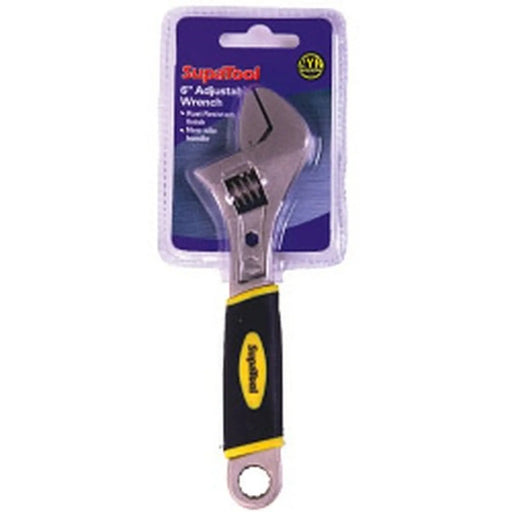 SupaTool Adjustable Wrench with Power Grip 6"/150mm