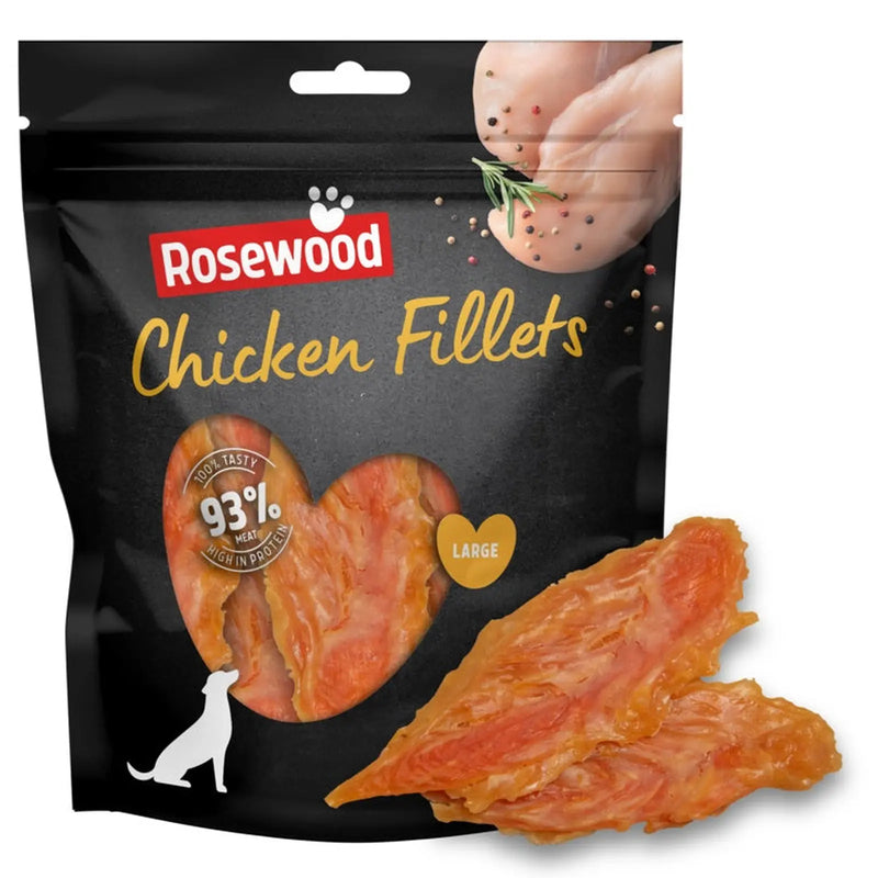 ROSEWOOD Chicken Fillets Dog Treats Large