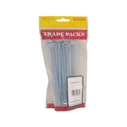 Cup Square Carriage Bolts & Nuts - Zinc Plated - M12 x 130mm - Pack of 5