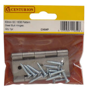 63mm SC Steel Butt Hinge (1 pair) - Pack of 5