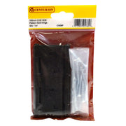 Steel Butt Hinges, Black, 100mm - Pack of 5