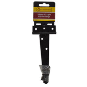 Light Tee Hinges, Epoxy Black, 100mm - Pack of 5