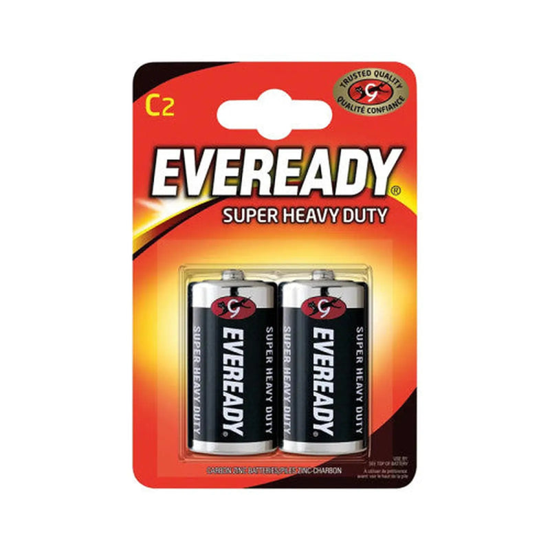 Eveready S3952 C Super Zinc Batteries, 2 Pack - Pack of 12