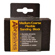 Abrasives Angled Sanding Block, Medium/Coarse 97 x 67 x 27mm - Pack of 5