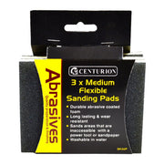 Abrasives Double Sided Sanding Pads, Medium 115 x 140 x 5mm (Pack - Pack of 5
