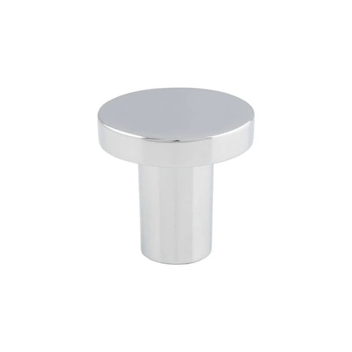 Circular Cupboard Knob 26Mm Dia - POLISHED CHROME 26