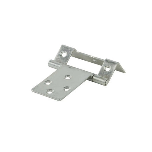 Single Cranked Steel Flush Hinges, Zinc Plated, 51mm x 16mm - Pack of 25