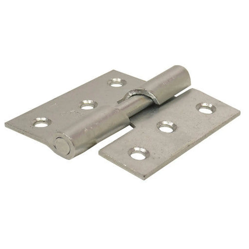 75mm (3") ZP Left Hand 466 Pattern Steel Rising Butt Hinges (1 pair) - Pack of 5