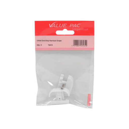 White End Stop Harrison Drape 2pk - Pack of 10