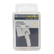 Telephone Double Adaptor - Pack of 5
