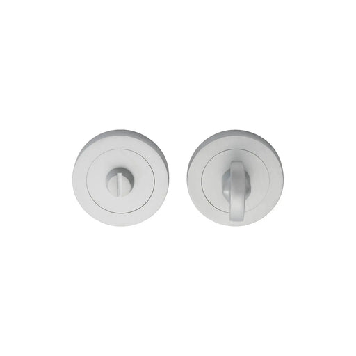 Turn & Release On Concealed Fix Round Rose(4.9 X 65Mm Spindle) - Satin Chrome 51MM