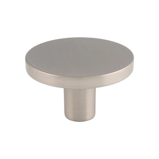 Circular Cupboard Knob 41Mm Dia - SATIN NICKEL 41