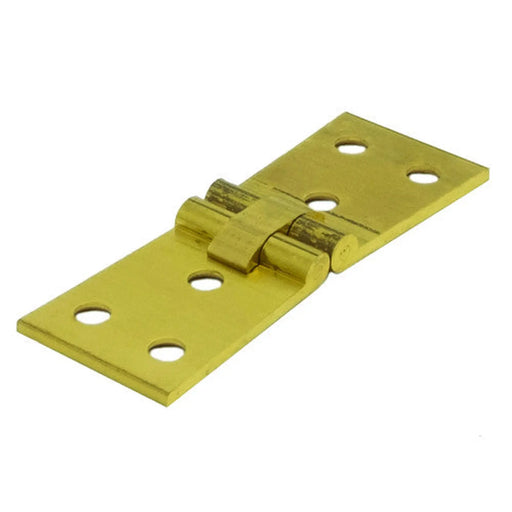 Solid Brass Counterflap Hinges, Polished Brass, 38mm x 102mm - Pack of 5