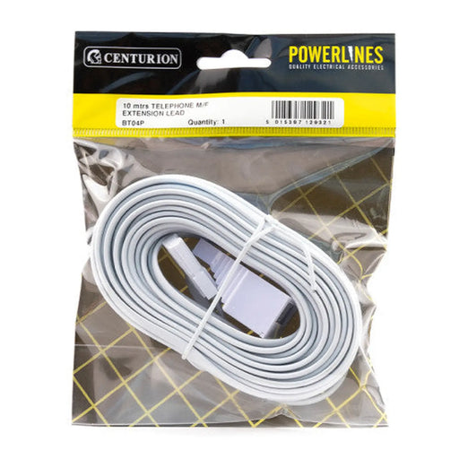Telephone Extension Lead, 10m - Pack of 5