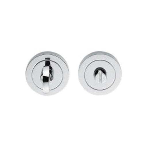 Turn & Release On Concealed Fix Round Rose (4.9 X 67Mm Spindle) - Polished Chrome 51MM