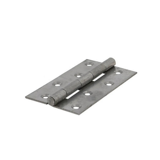 Uncranked Light Steel Butt Hinges, Self Colour, 100mm