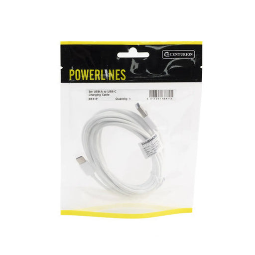 USB-A to USB-C Charging Cable - 3m - Min Order 4