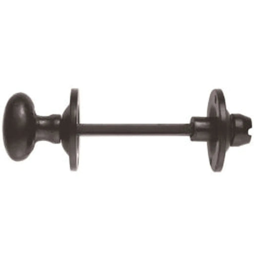 Turn & Release To Suit Bathroom Lock / Oval Turn - Black Antique 38MM