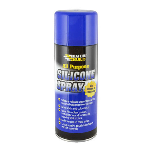 Everbuild All Purpose Silicone Spray 400ml - Pack of 12