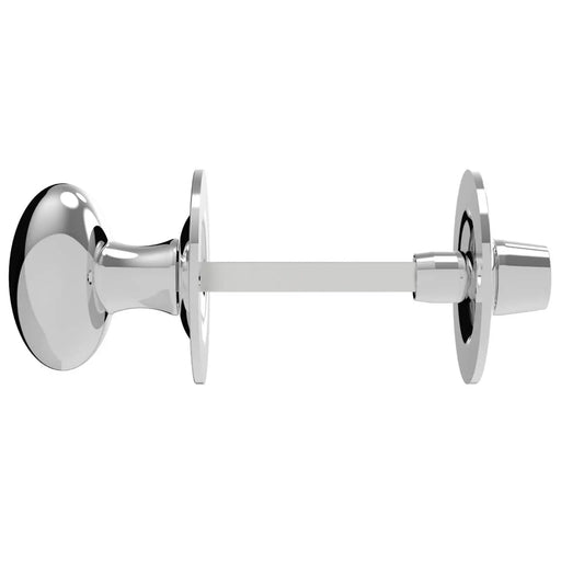 Turn & Release To Suit Bathroom Lock / Oval Turn - Polished Chrome 32MM
