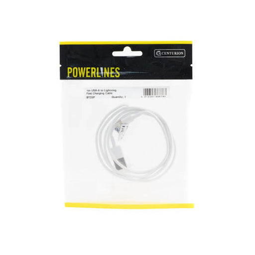 USB-A to Lightning Fast Charge Cable – 1m