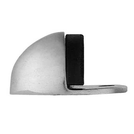 Floor Mounted Oval Doorstop - Polished Chrome 32MM