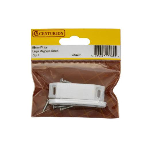 59mm White Large Magnetic Catch - Pack of 5