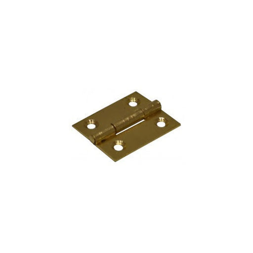 Steel Butt Hinges, Brassed, 40mm - Pack of 10