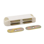 70mm White Twin Magnetic Catch - Pack of 50