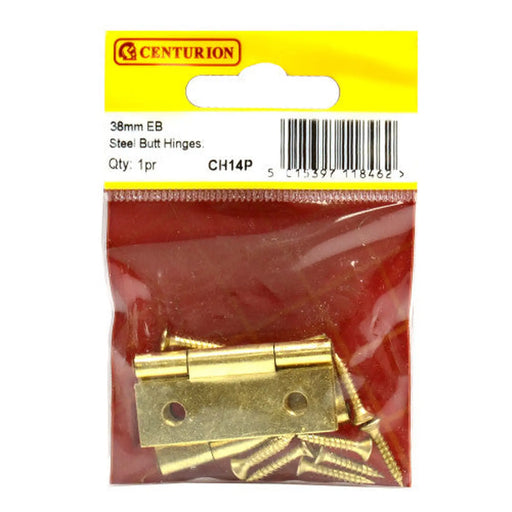 38mm EB Steel Butt Hinge (1 pair) - Pack of 5