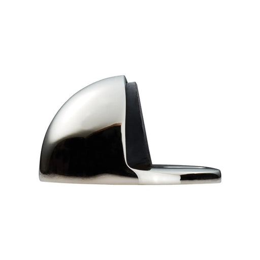 Floor Mounted Oval Doorstop - Polished Nickel 70MM