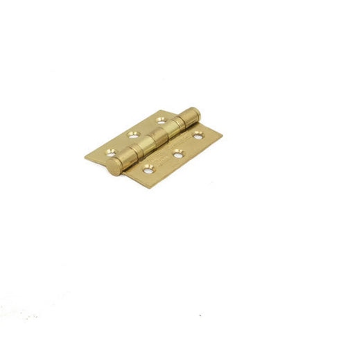 Ball Bearing Butt Hinges, Electro Brassed, 76mm x 51mm - Min Order 2