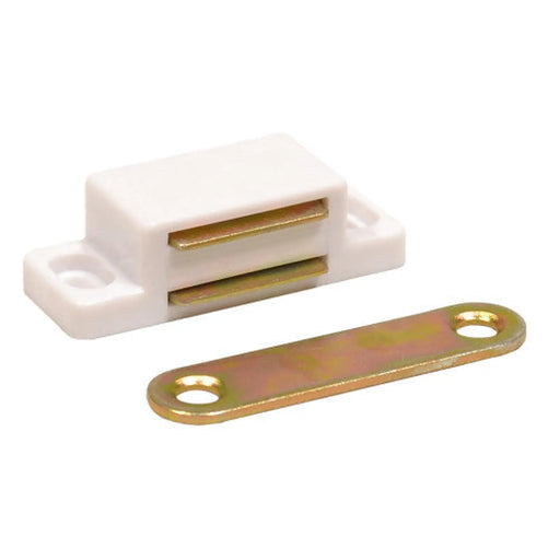 45mm White Medium Magnetic Catch - Pack of 50