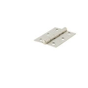 Steel Butt Hinges, Satin Nickel Plated, 76mm x 51mm - Pack of 5
