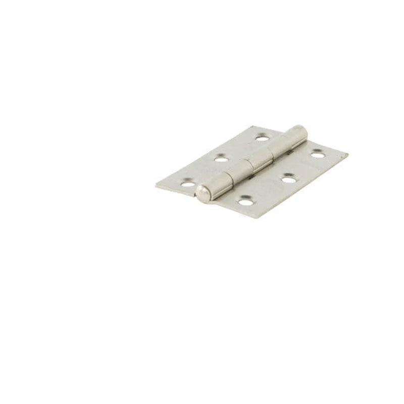 Steel Butt Hinges, Satin Nickel Plated, 76mm x 51mm - Pack of 5