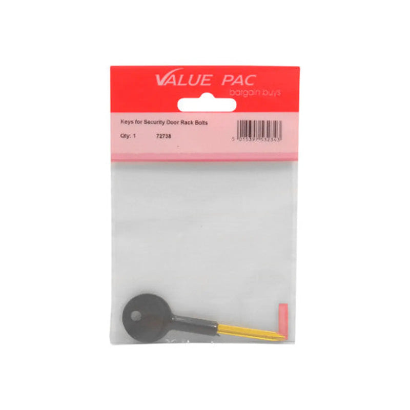 Key for Security Door Rack Bolts - Pack of 10